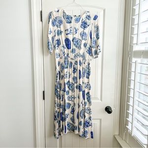 Marie Zelie Ginger jar print dress